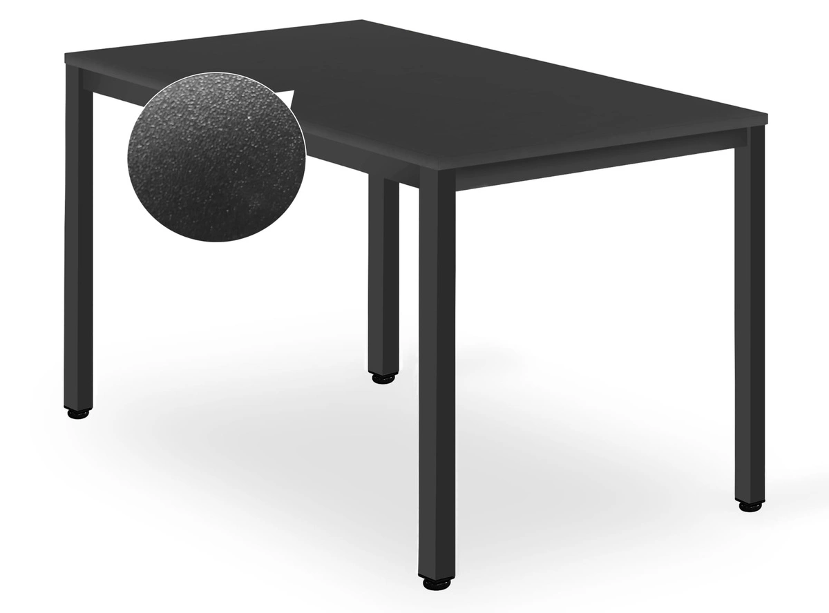 Krzesło SOLDEN - aksamit srebrno-szary / nogi czarne x 2