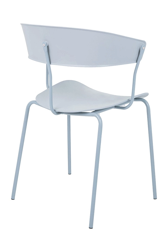 Krzesło JETT jasnoszare - polipropylen, metal