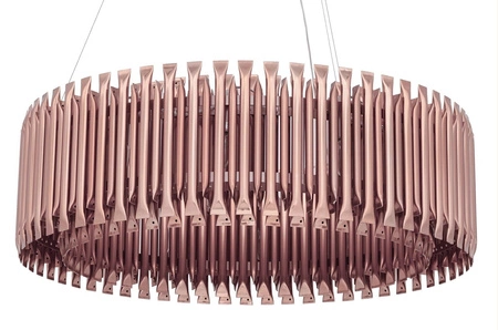 Lampa wisząca GALLIANO miedziana - aluminium, stal węglowa
