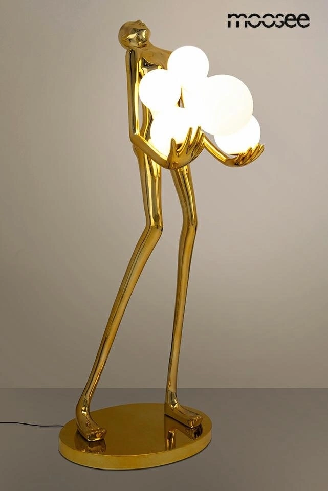 MOOSEE lampa podłogowa HUMAN GOLD PREMIUM