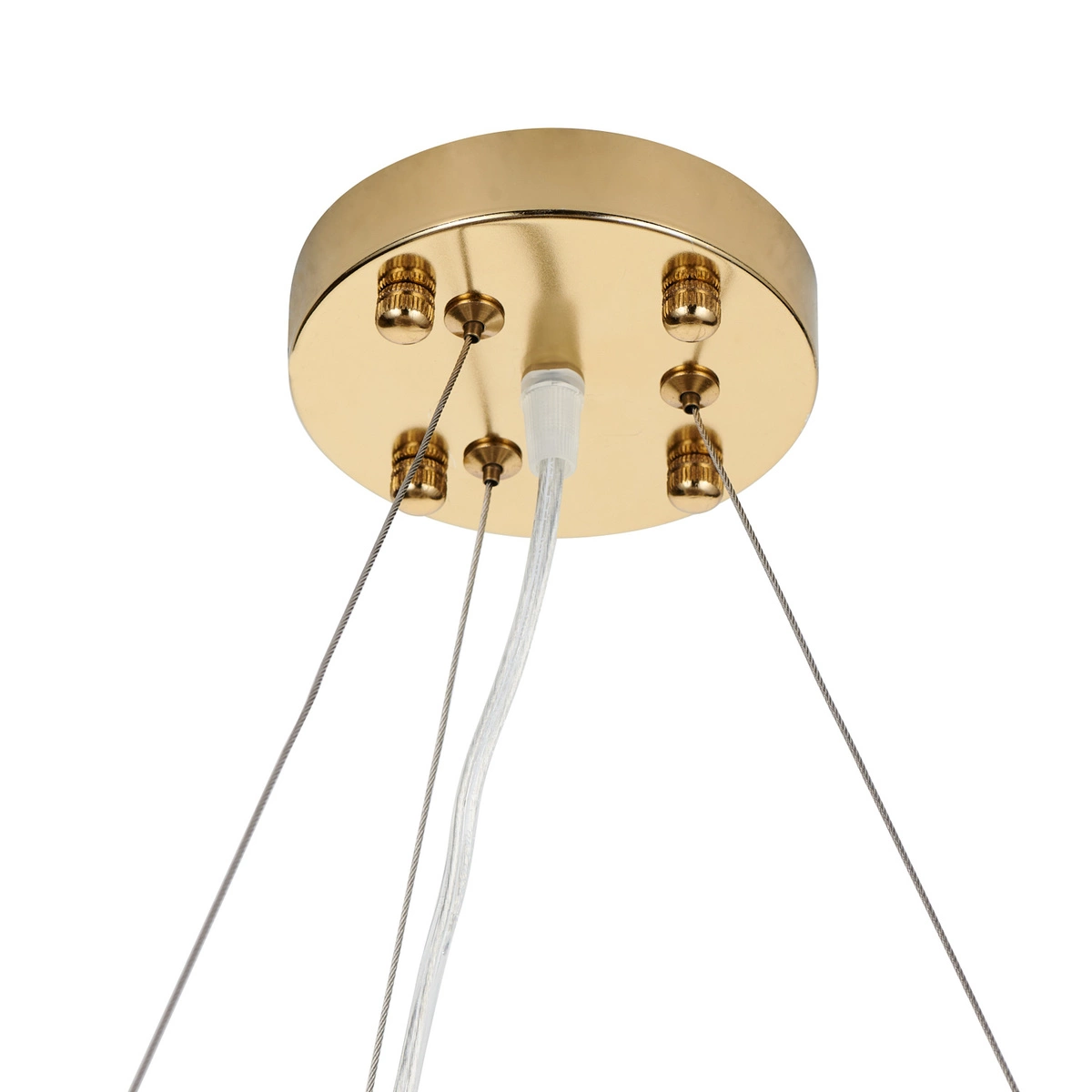 Lampa wisząca BOTANIKA 100 cm -złota, G9, regulowana, designerska