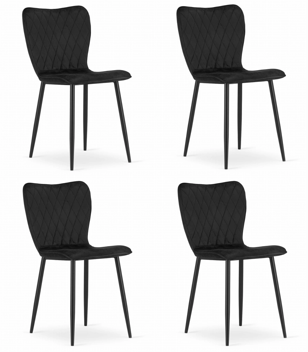 Stół TESSA 120cm x 60cm - rustykalny / czarne nogi