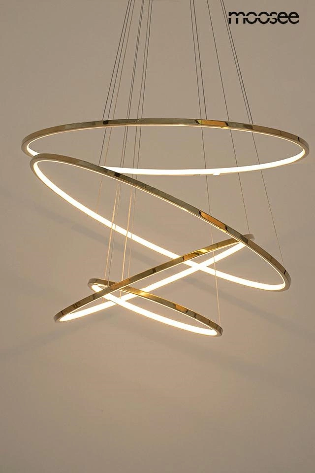 MOOSEE lampa wisząca RING SLIM M złota