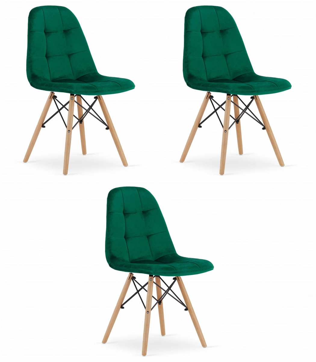 Zestaw stół prostokątny 120x80 czarno-biały + 4 krzesła OSAKA czarne