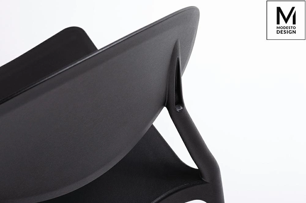 MODESTO krzesło FLEX czarne - polipropylen