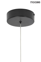 MOOSEE lampa wisząca LAVA czarna / bursztynowa