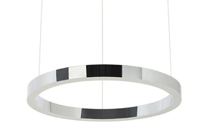 Lampa wisząca RING 60 srebrna - LED, stal polerowana