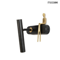 MOOSEE lampa ścienna BOY TUBE L czarna