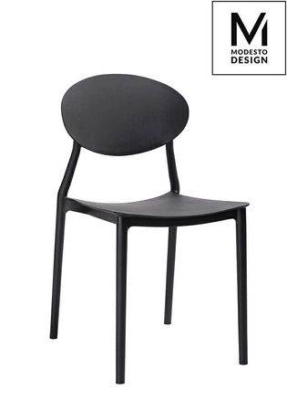 MODESTO krzesło FLEX czarne - polipropylen