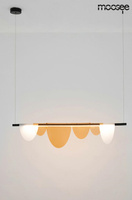 MOOSEE lampa wisząca LAVA czarna / bursztynowa
