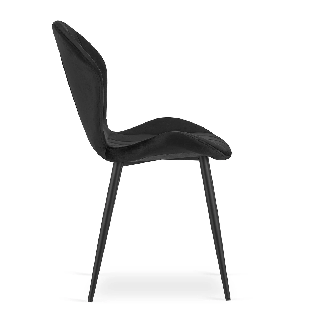 Zestaw stół okrągły TODI 60 biały + 2 krzesła LAGO czarne