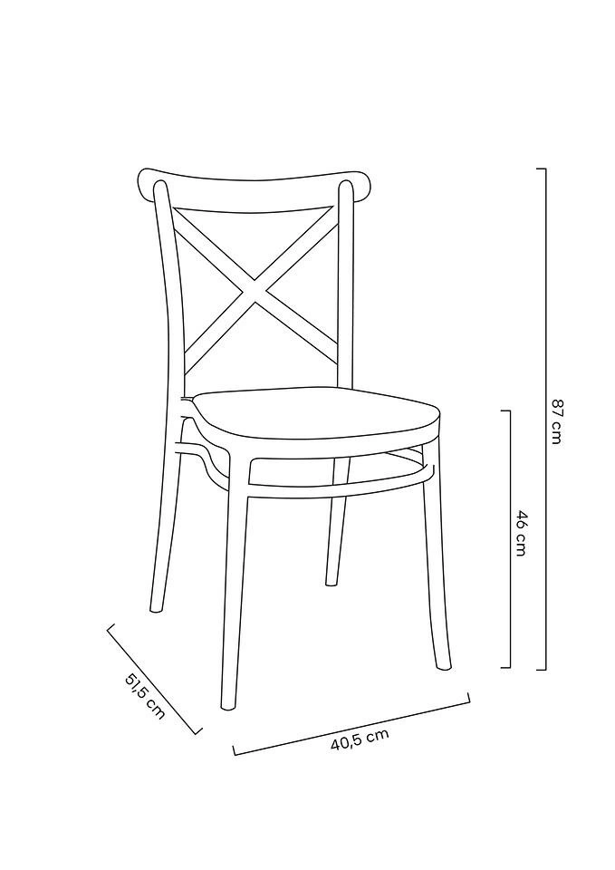 Krzesło COUNTRY białe