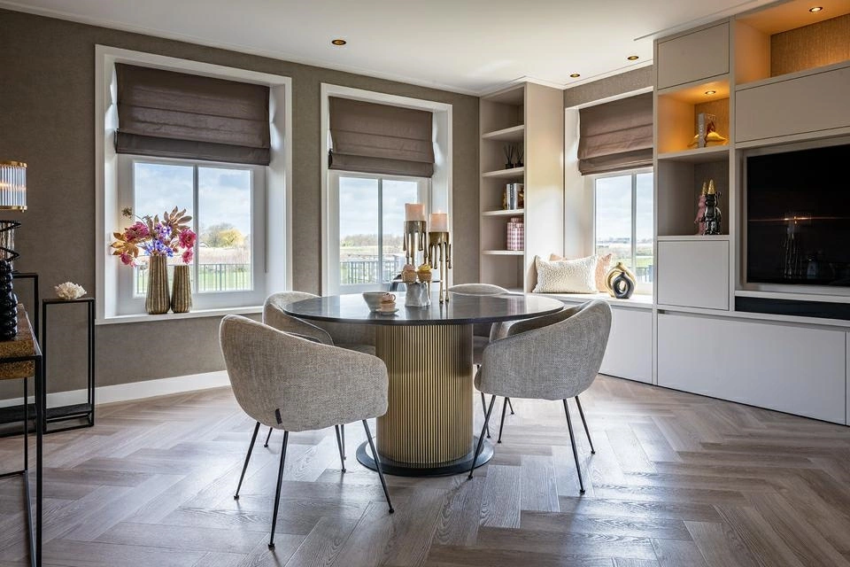 RICHMOND świecznik LORIN S złoty