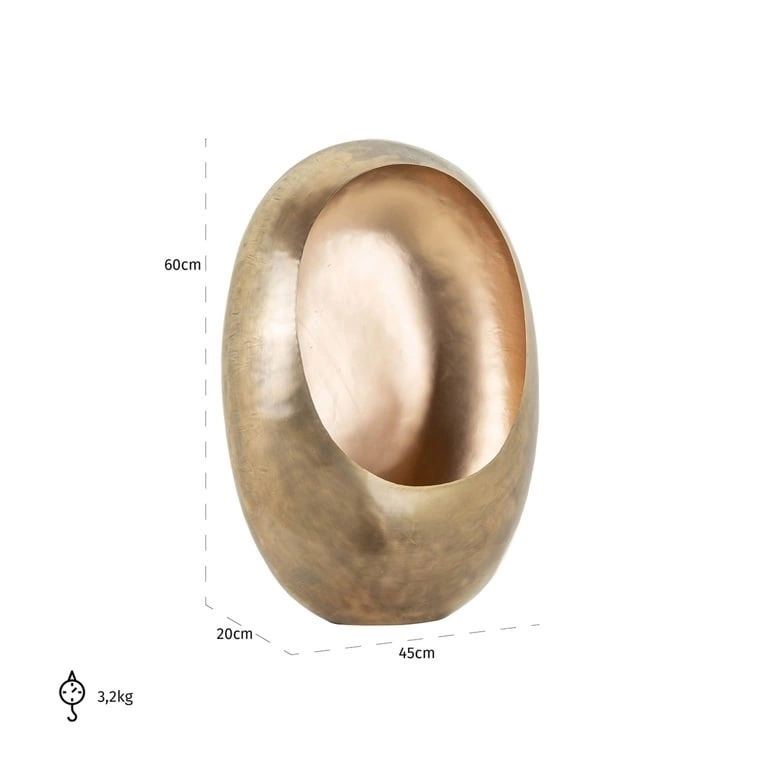 RICHMOND świecznik MAGLY L złoty