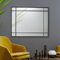 Lustro Artdeco 2 czarne