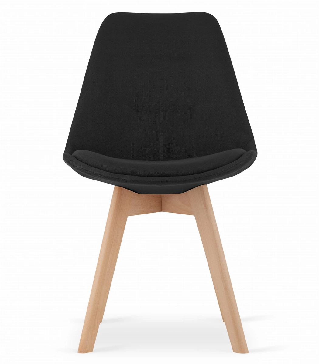 Zestaw stół prostokątny ADRIA 120x80 czarny + 6 krzeseł OSAKA czarne