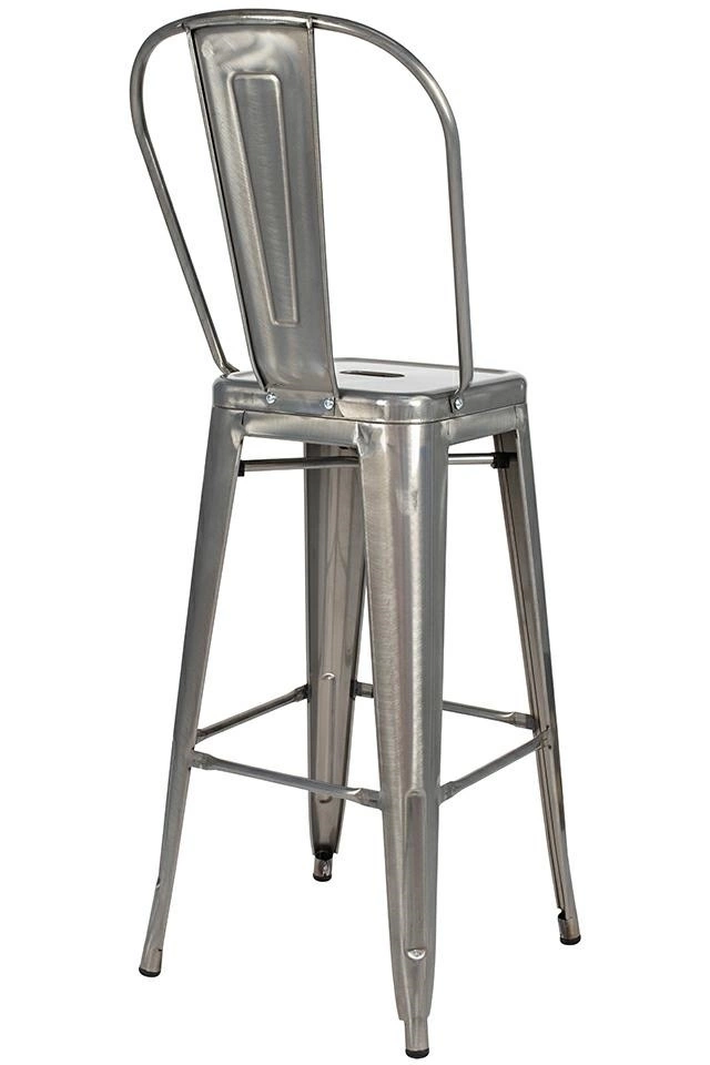 Krzesło barowe TOWER BIG BACK 76  (Paris) metal