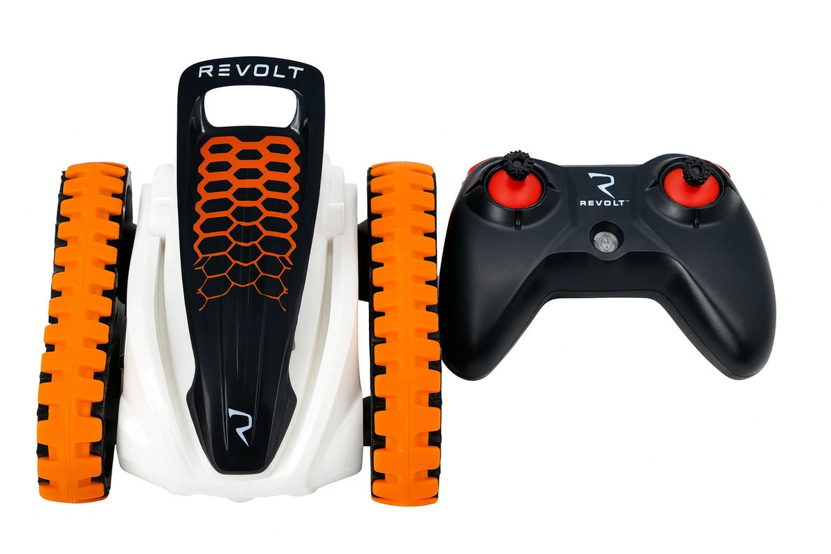 Gąsienicowy Samochód Zdalnie Sterowany | 4×4 | Pomarańczowy