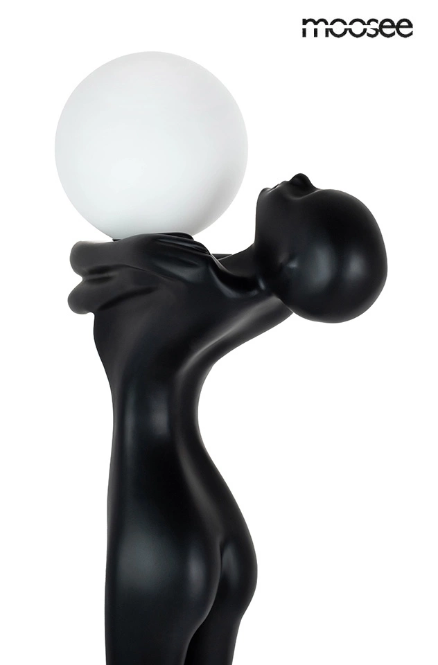 MOOSEE lampa podłogowa HUMAN MOON - włókno szklane, szkło