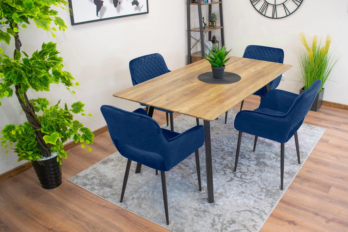 Taboret KORFU - biały x 3