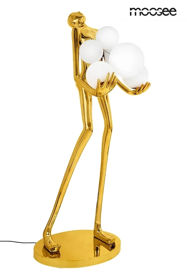 MOOSEE lampa podłogowa HUMAN GOLD PREMIUM