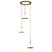 Lampa wisząca SFERA-3 LED złota 50 cm