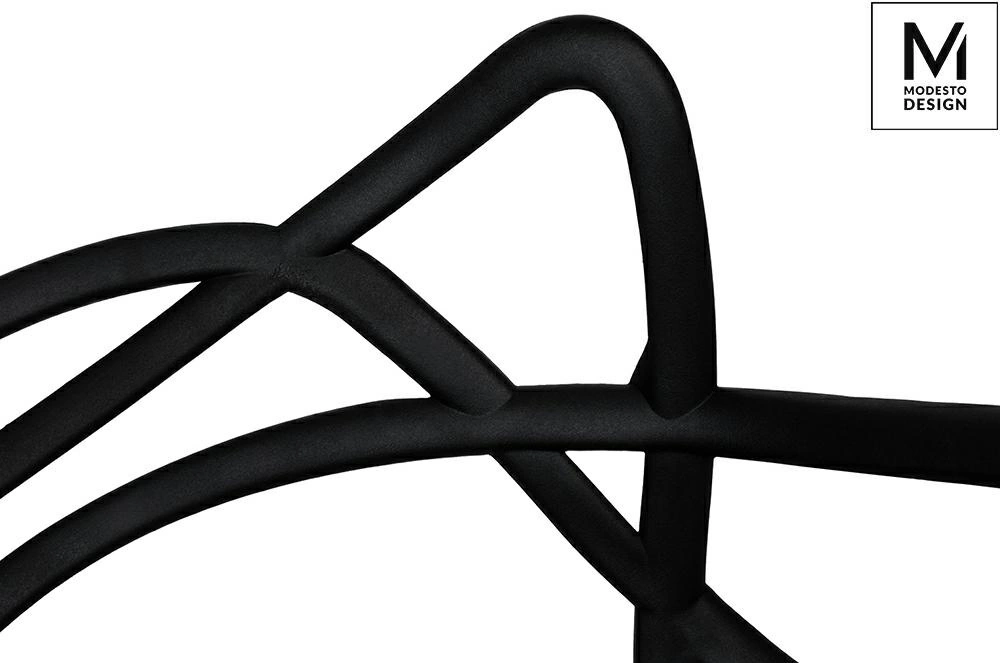 MODESTO krzesło HILO czarne-polipropylen