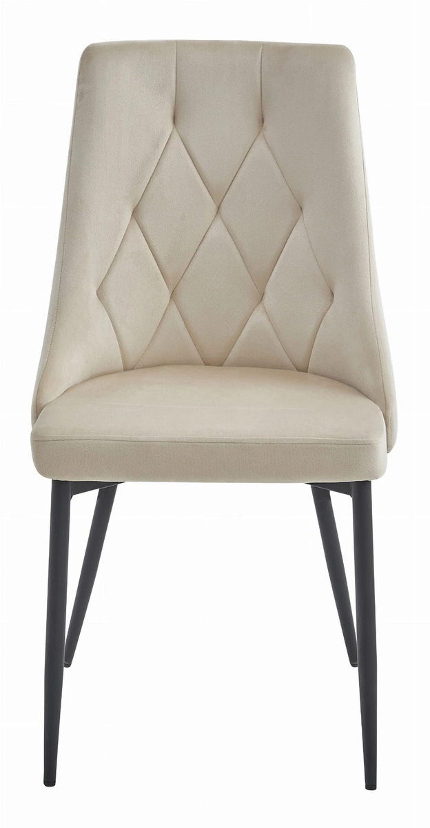 Krzesło IMOLA - beż aksamit x 4
