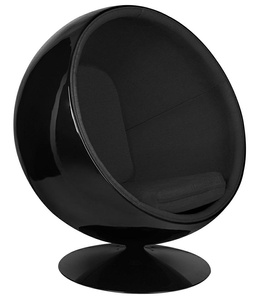 Fotel BALL BLACK czarny