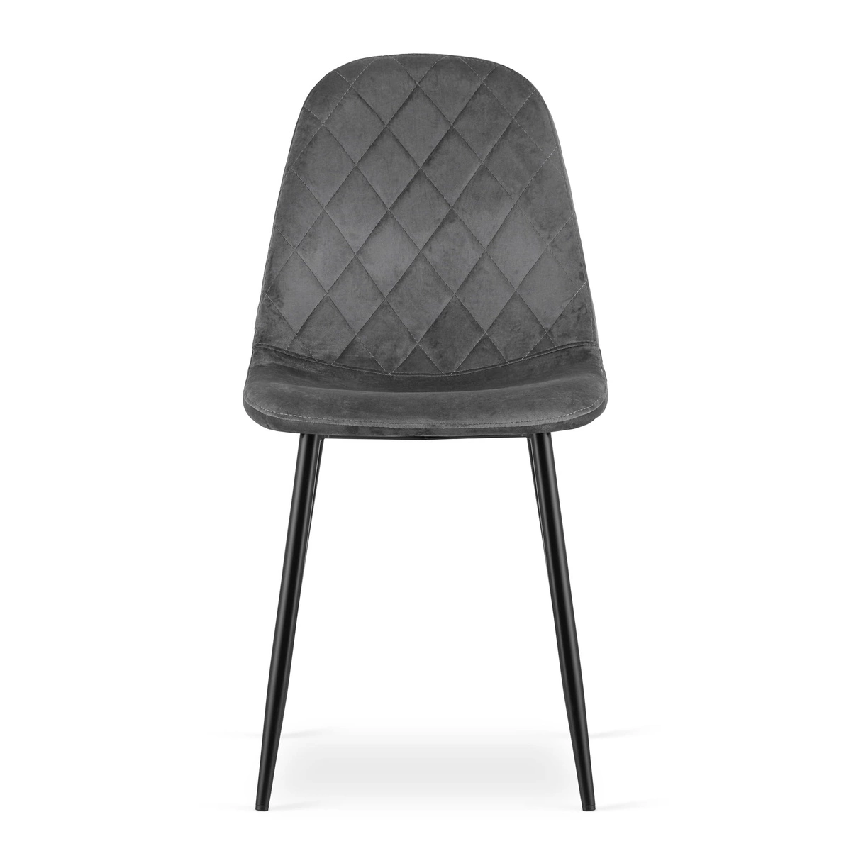 Zestaw stół prostokątny ADRIA 120x80 biały + 4 krzesła OSAKA czarne