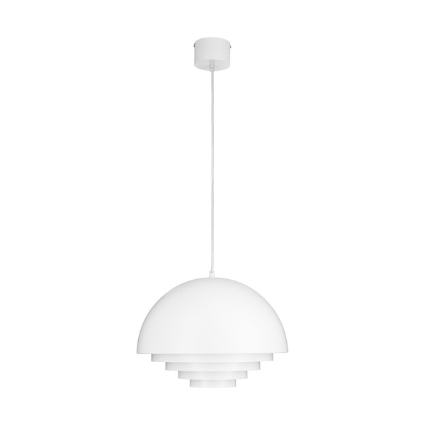 Lampa wisząca DIVERSO biała matowa 40 cm