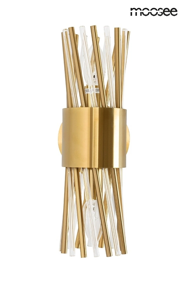 MOOSEE lampa ścienna LORENZO złota