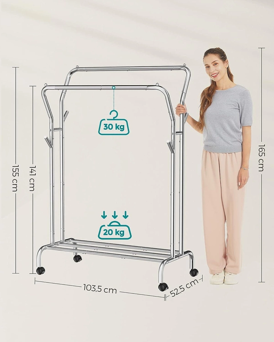 Wieszak na Ubrania na Kółkach - HSR107E01