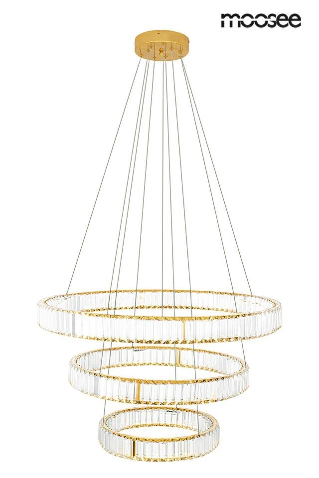 MOOSEE lampa wisząca LIBERTY TRIPLES złota