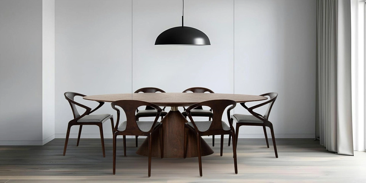 Krzesło INEZ orzech / szare