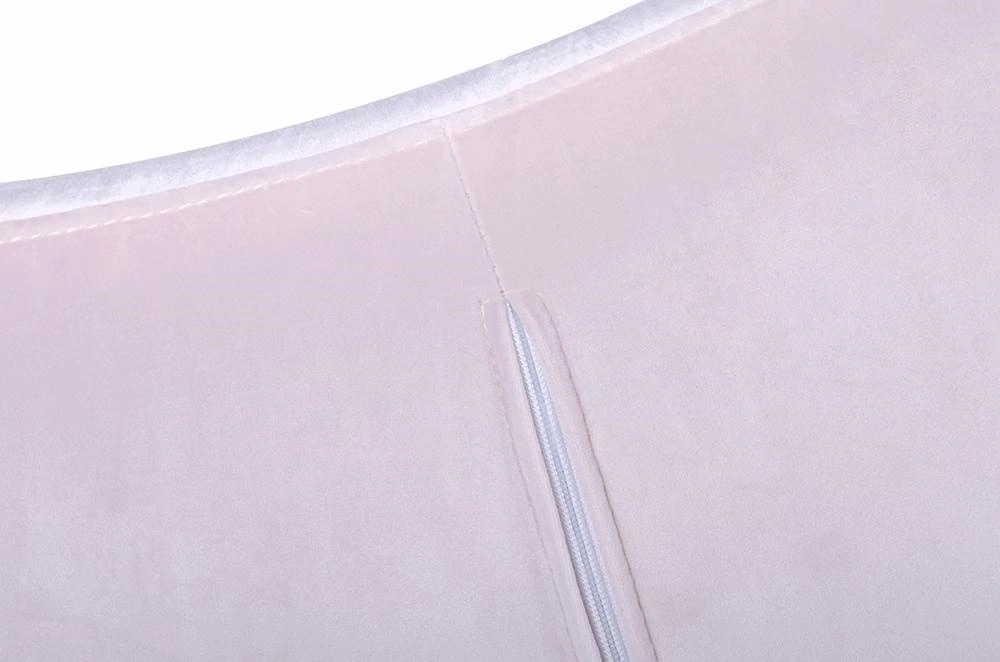 Fotel EGG SZEROKI VELVET jasny róż.30 - welur, podstawa stal