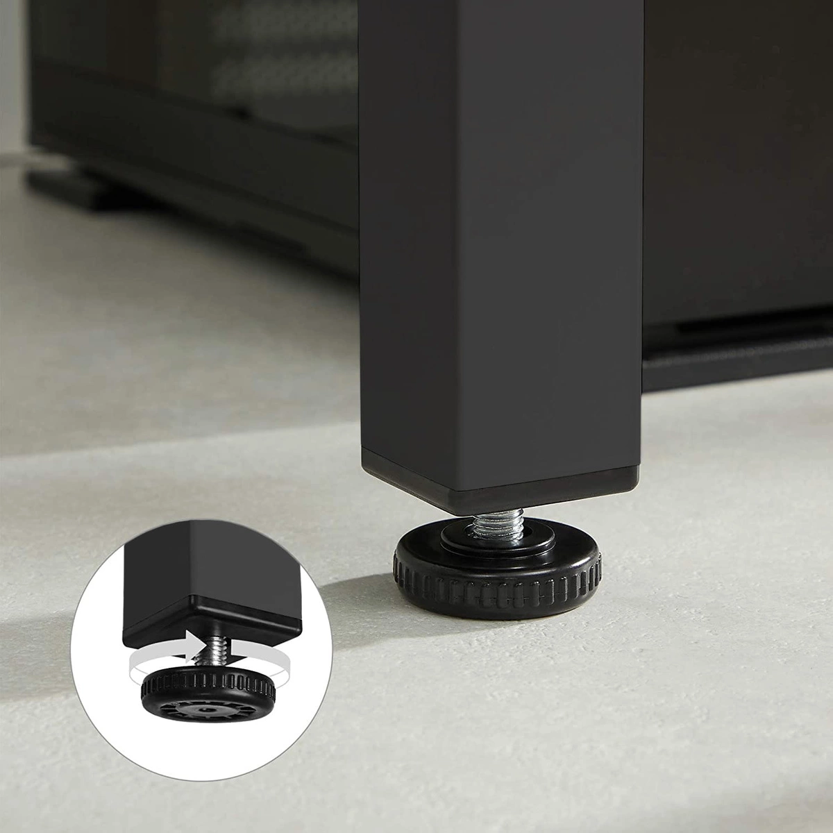 Krzesło SOLDEN - aksamit srebrno-szary / nogi czarne x 2