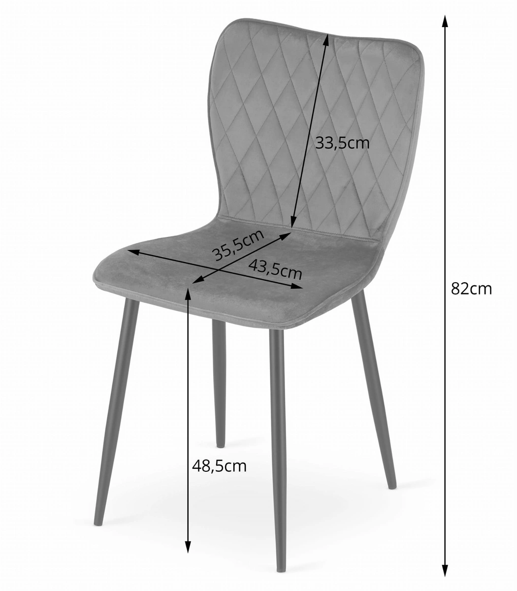 Zestaw stół prostokątny ADRIA 120x80 biały + 4 krzesła OSAKA pomarańczowe