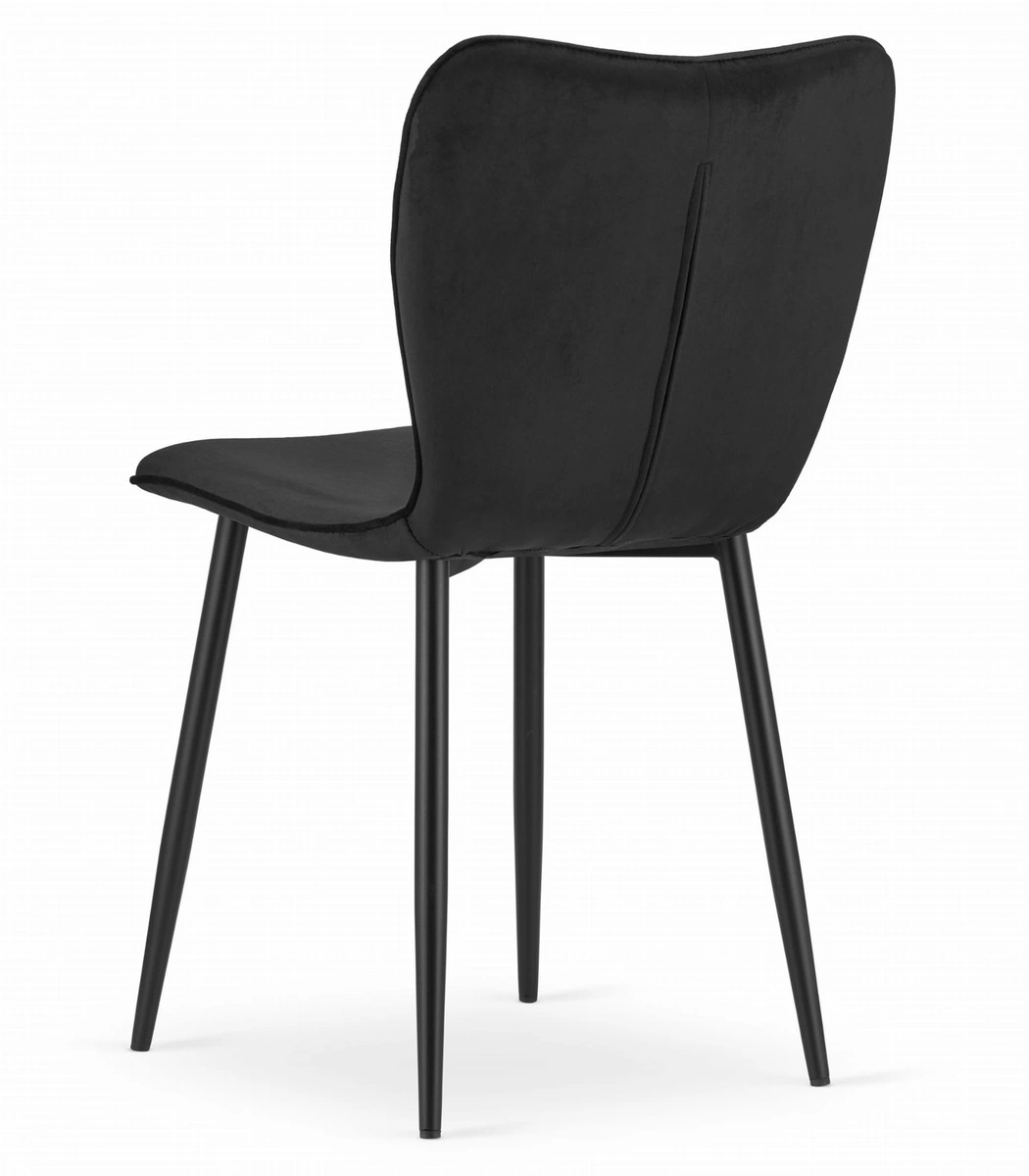 Zestaw stół prostokątny ADRIA 120x80 biały + 4 krzesła OSAKA pomarańczowe