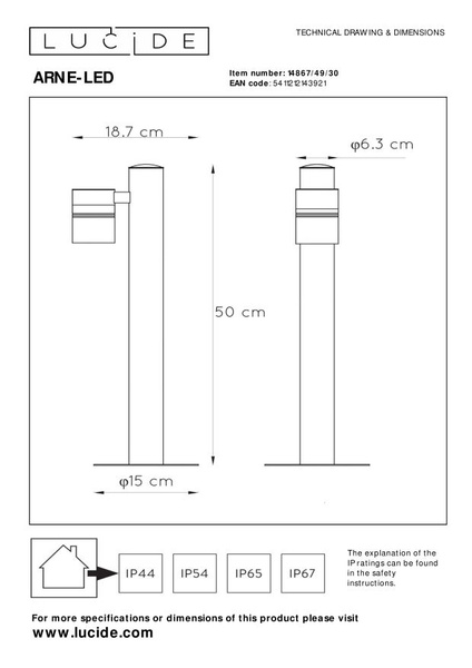 Lucide ARNE-LED 21