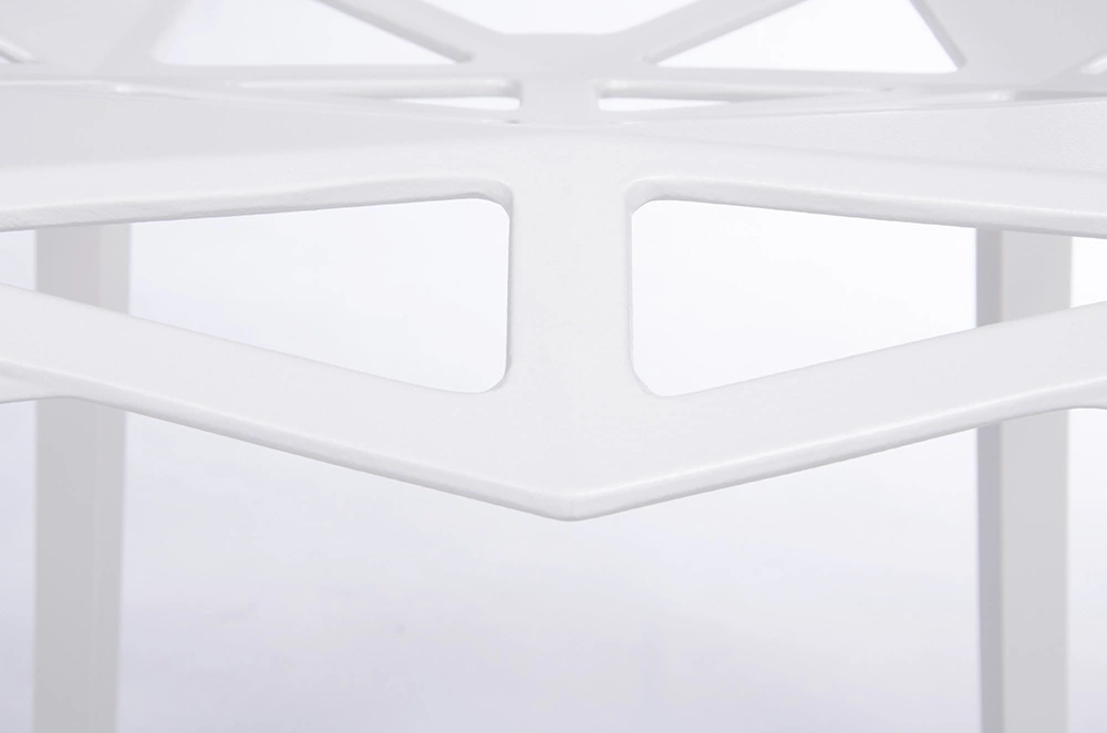 Krzesło SPLIT PREMIUM białe - aluminium, nogi białe