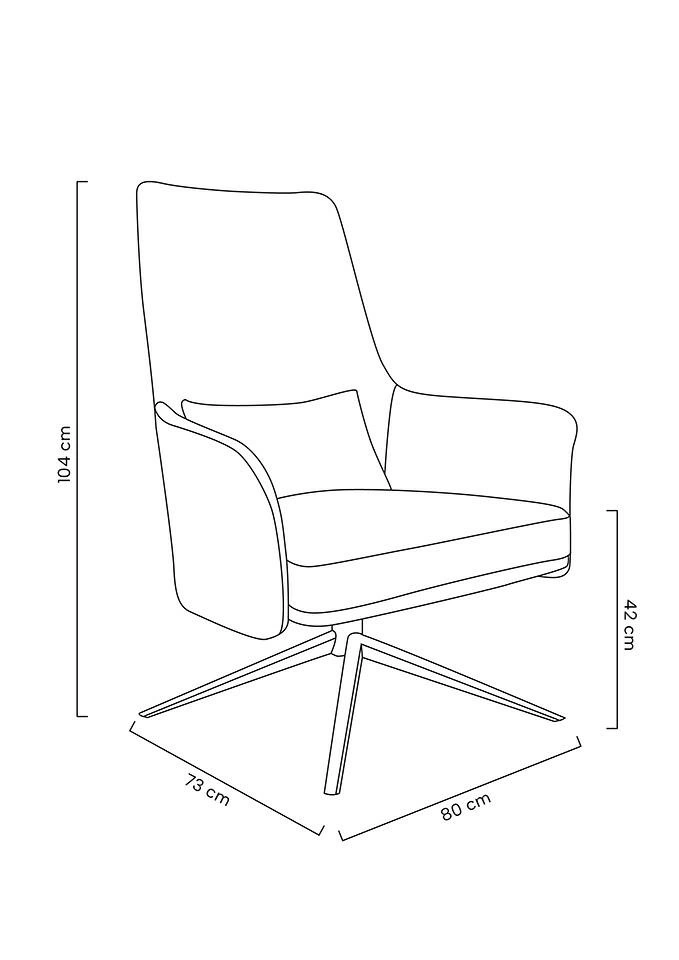 Fotel VICTOR czarny PU