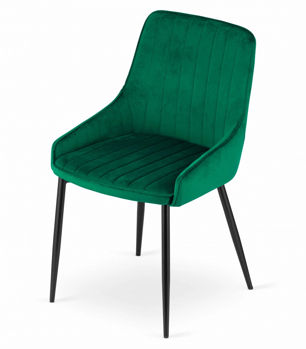 Zestaw stół okrągły TODI 80 jesion + 4 krzesła OSAKA czarne