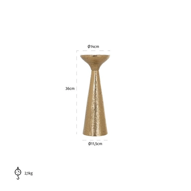 RICHMOND świecznik FELIZ S złoty