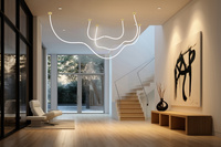 MOOSEE lampa wisząca LASSO 300 Smart      złota