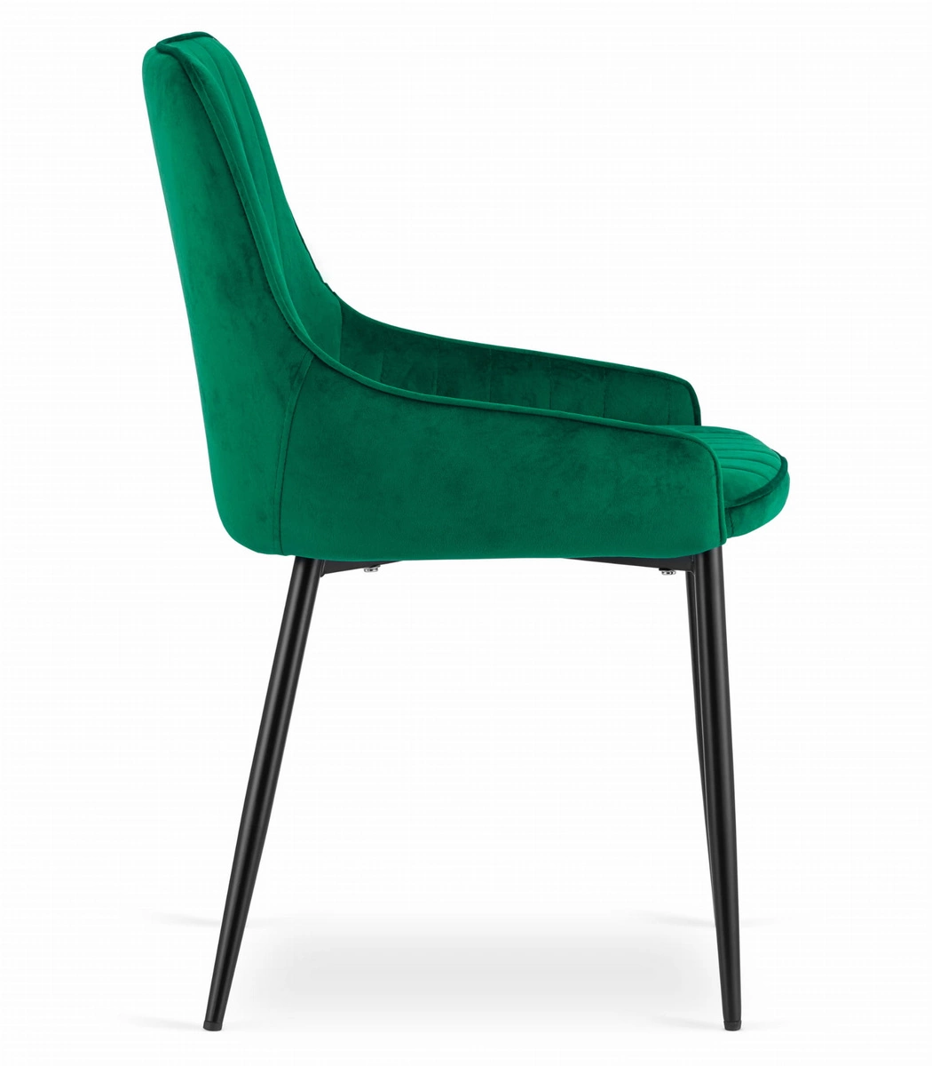 Zestaw stół okrągły TODI 80 jesion + 4 krzesła OSAKA czarne