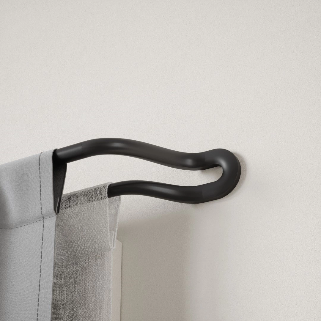 UMBRA karnisz MIDNIGHT 107 - 305 cm matowy / czarny