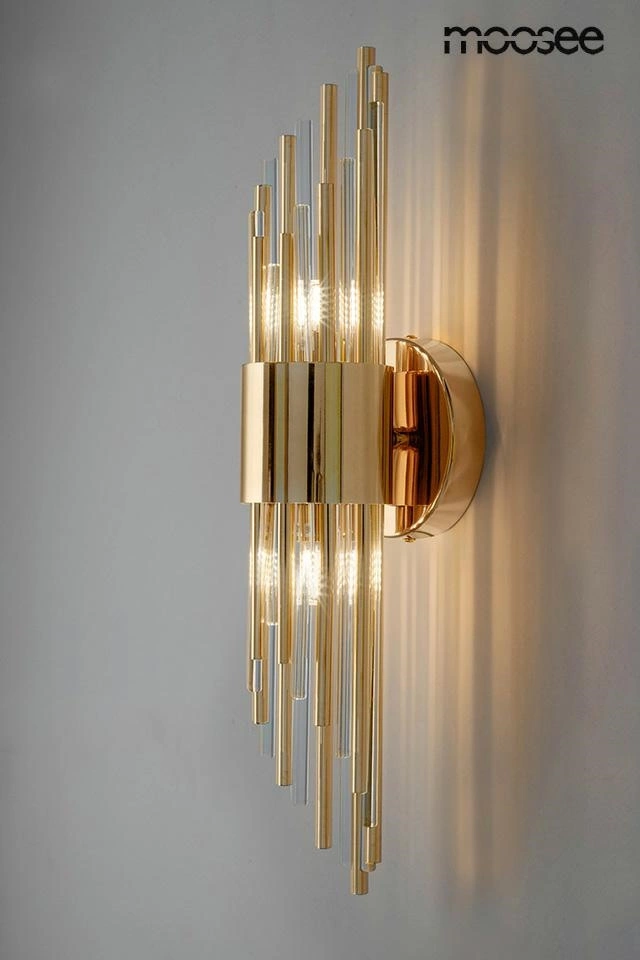 MOOSEE lampa ścienna AMADEO złota