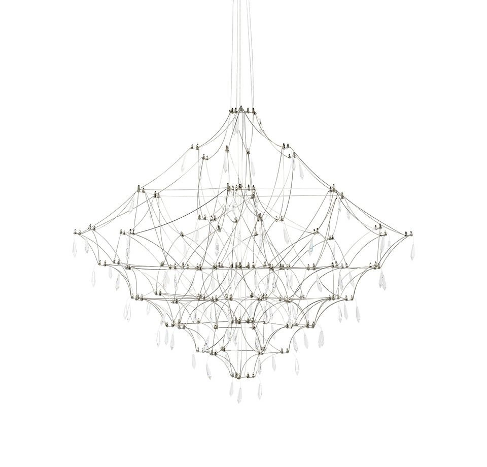 Lampa wisząca CONSTELATION 77 - LED, stal szczotkowana