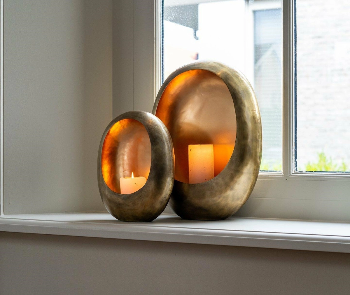 RICHMOND świecznik MAGLY L złoty